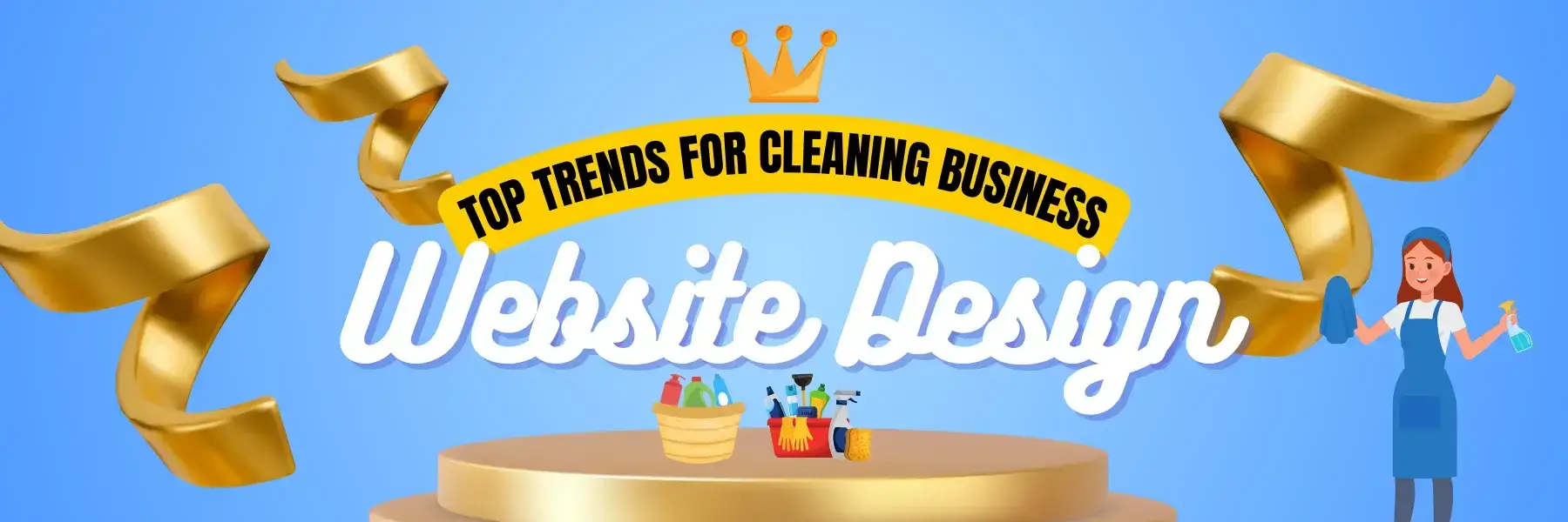 Top Treads for Cleaning Company Website Design Template