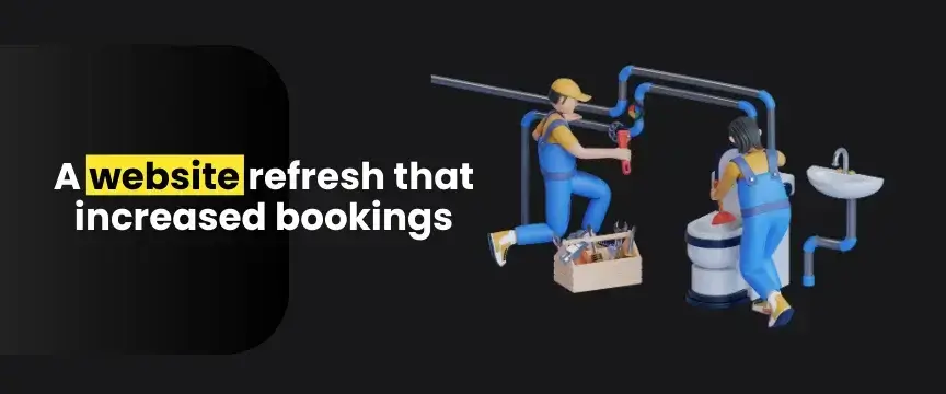 A website refresh that increased bookings