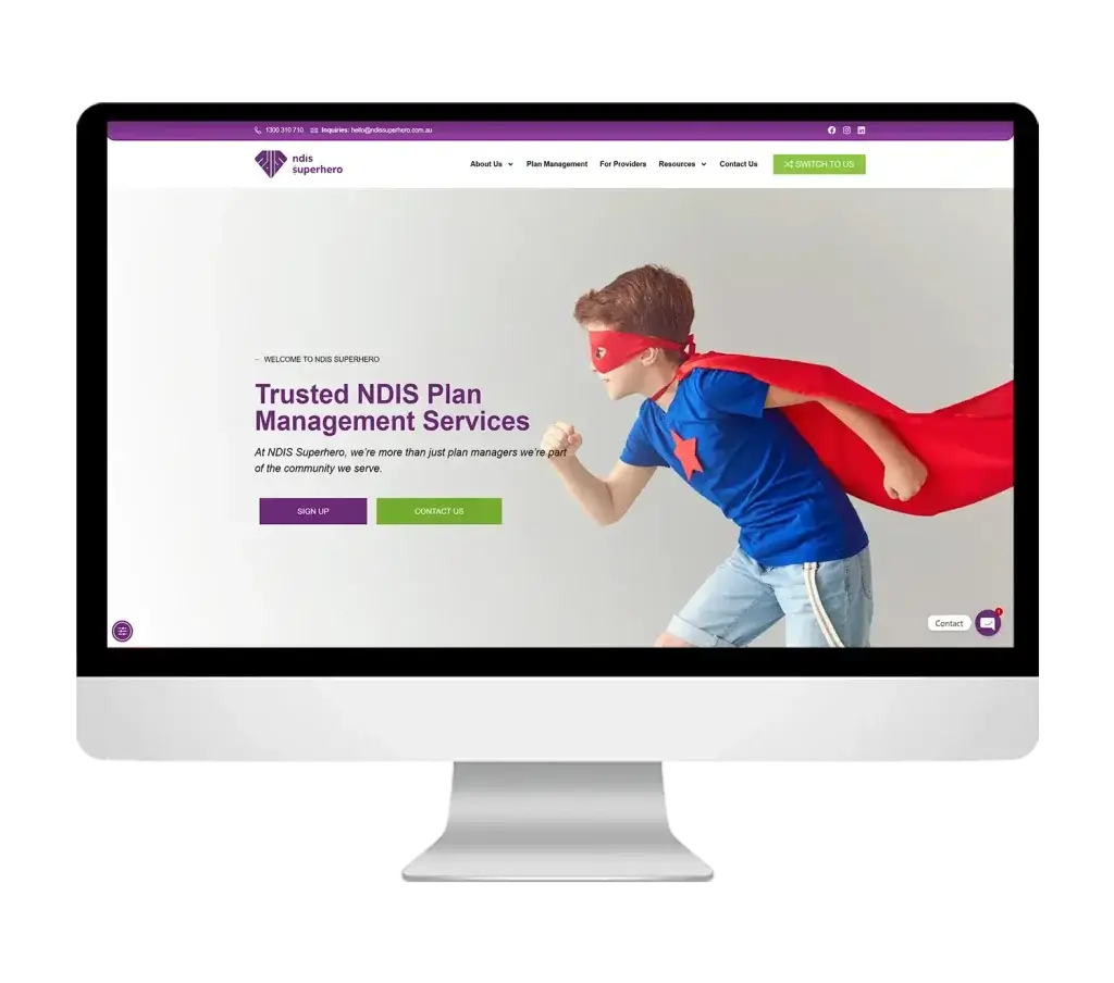 NDIS Superhero Portfolio