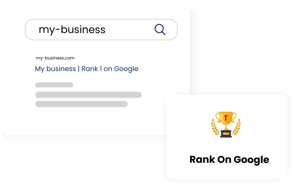 My Business Rank 1 on Google Website Asset