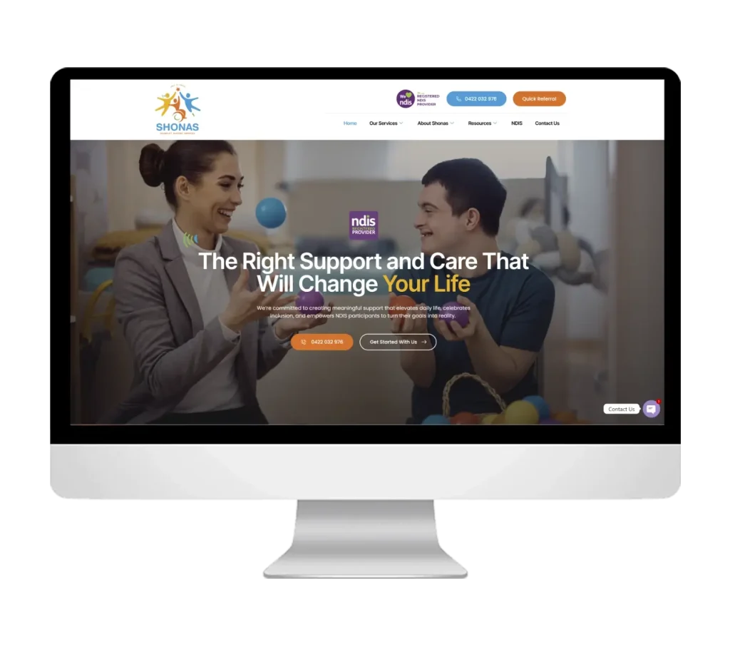 Shonas Disability Support Services Portfolio