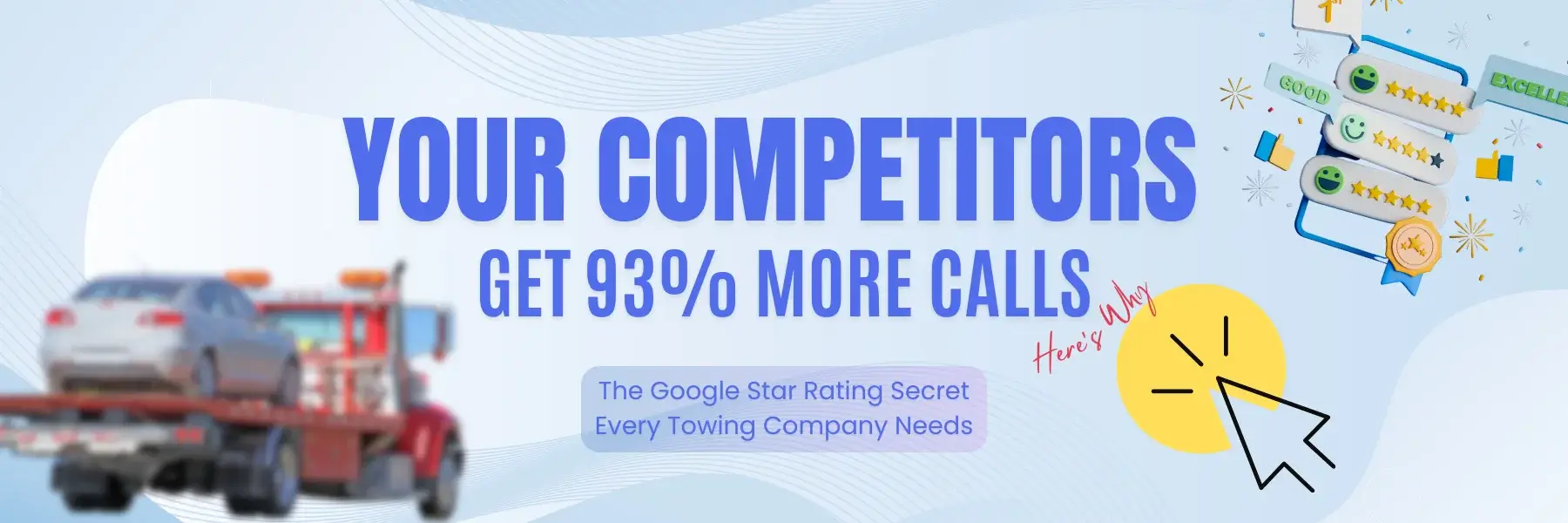 Why Towing Companies With 4.5+ Star Ratings Get 93% More Calls (Google Business Profile Mastery) Cover