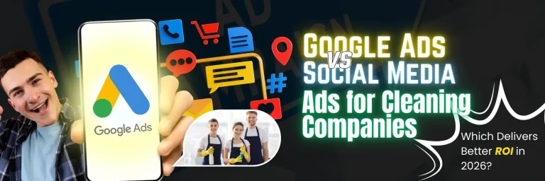 Google Ads vs Social Media Ads for Cleaning Companies Cover