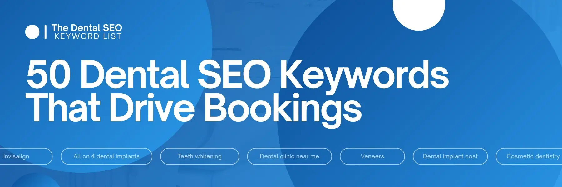 50 Dental SEO Keywords That Drive Bookings Cover