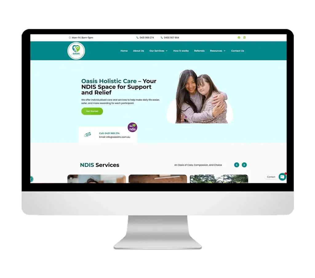 Oasis Holistic Care - Portfolio