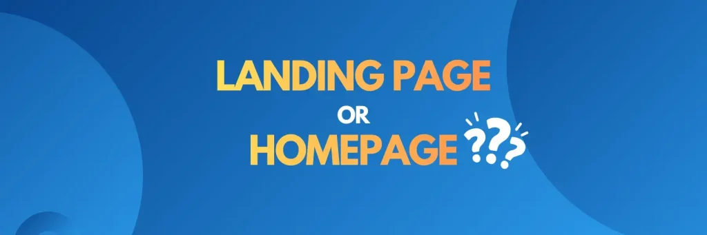 Landing page or homepage cover: which page type converts paid traffic better